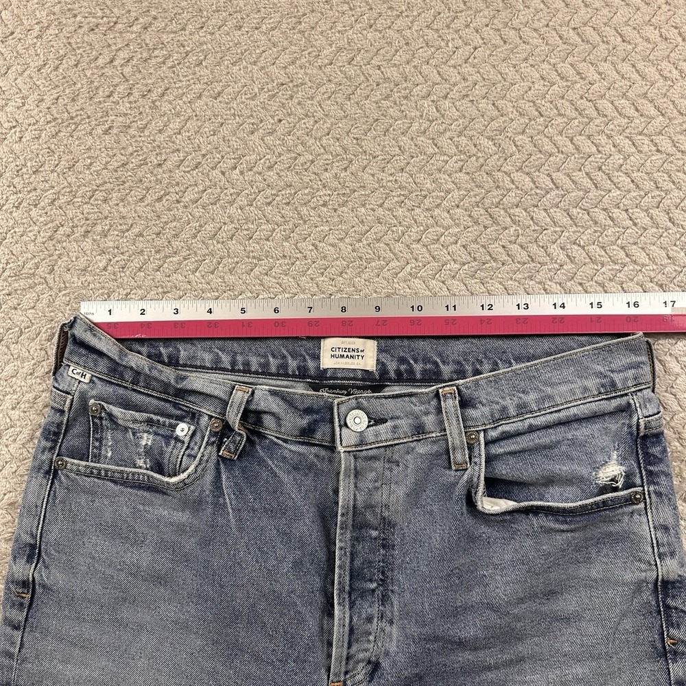 Citizens of Humanity Florence Jeans‎ Women's 31 BOHO Distressed button fly - Picture 8 of 16
